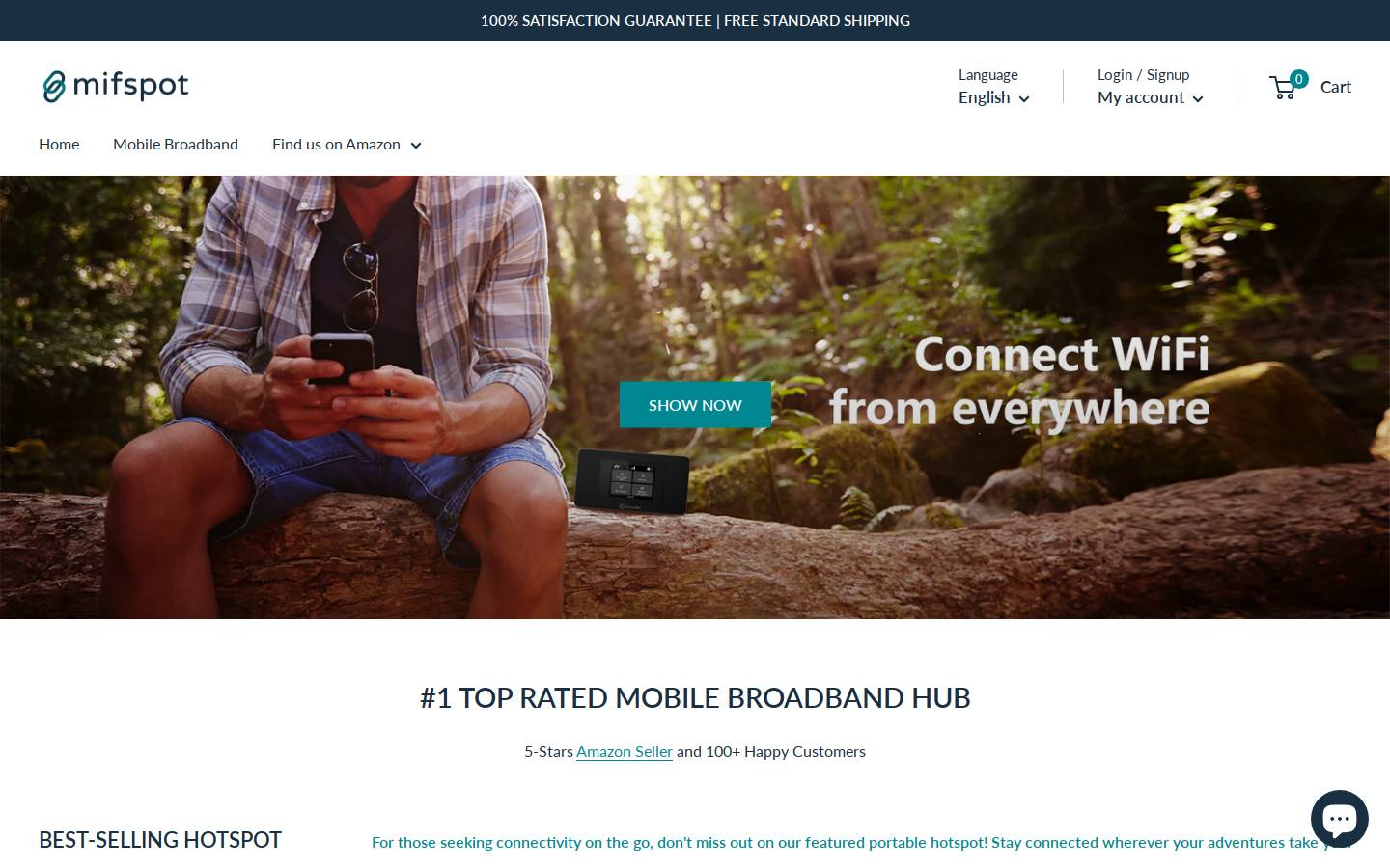 mifspot.com homepage screenshot