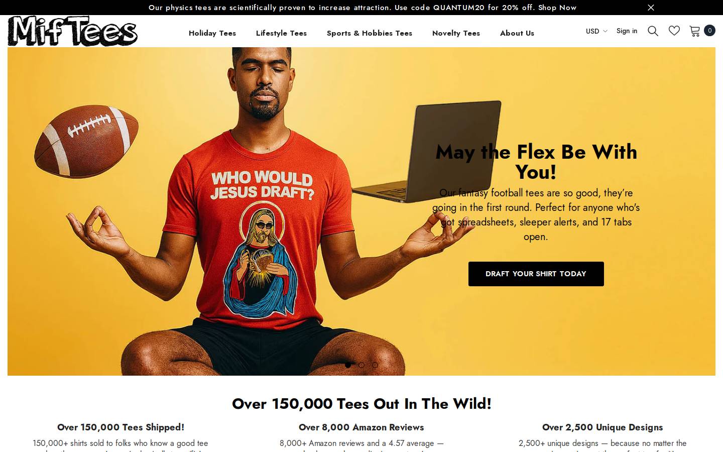 miftees.com homepage screenshot
