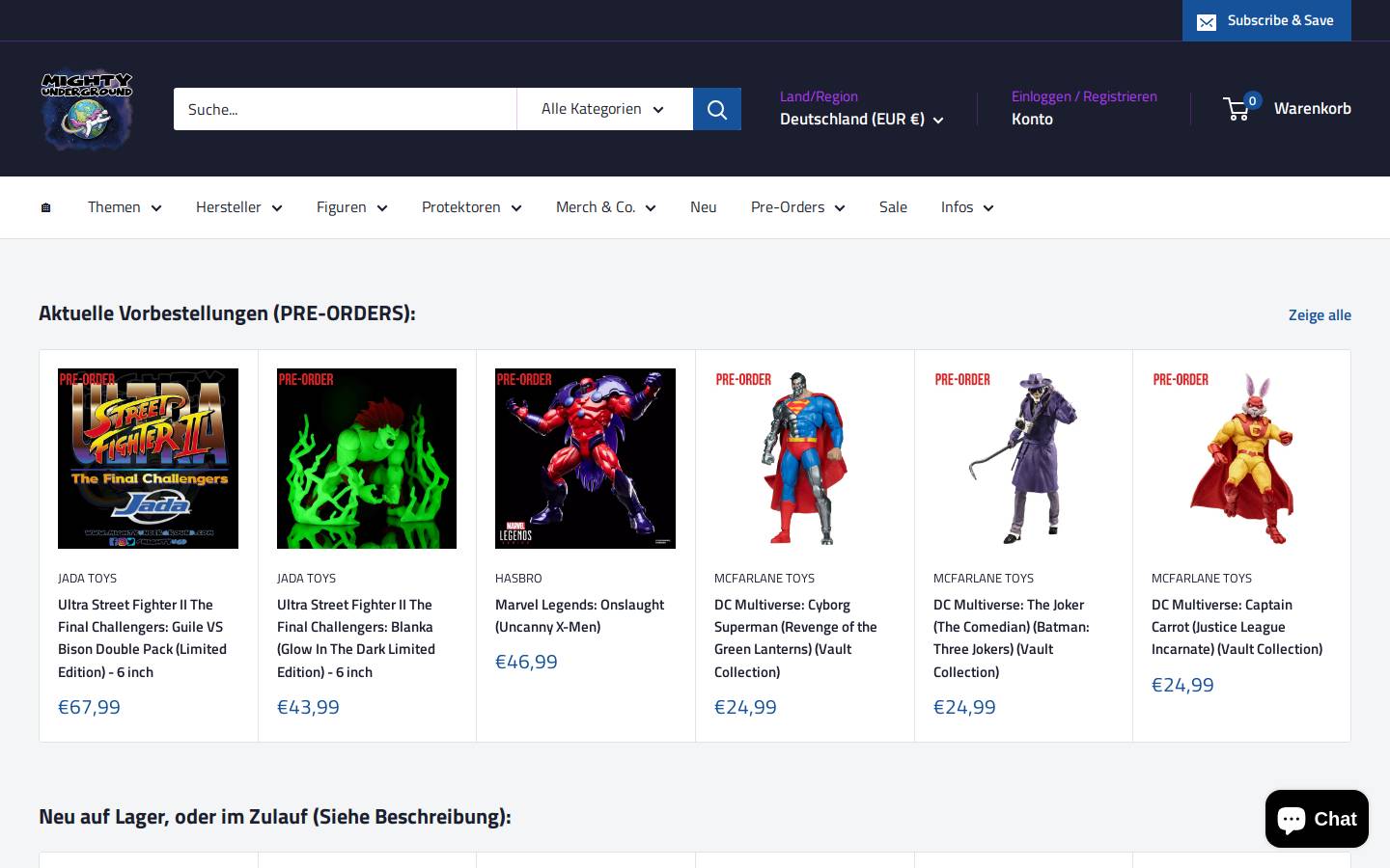 Mighty Underground homepage screenshot