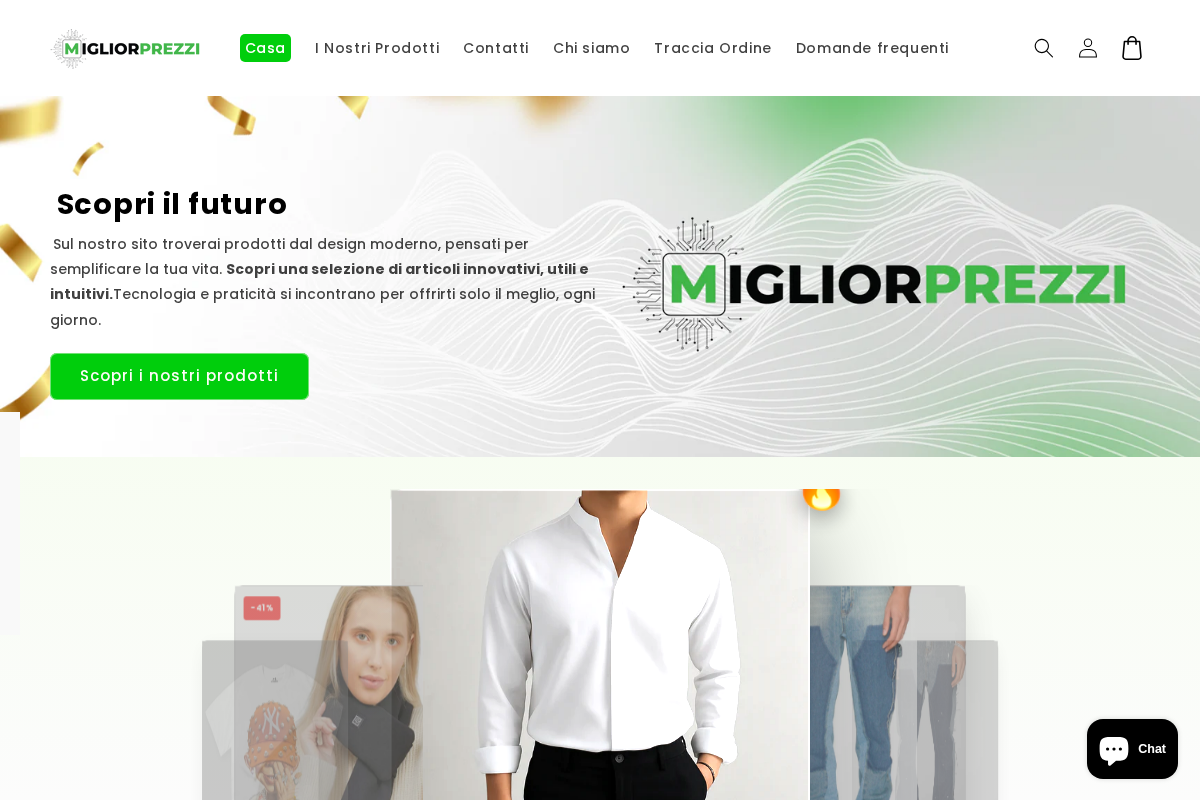 Migliorprezzi homepage screenshot