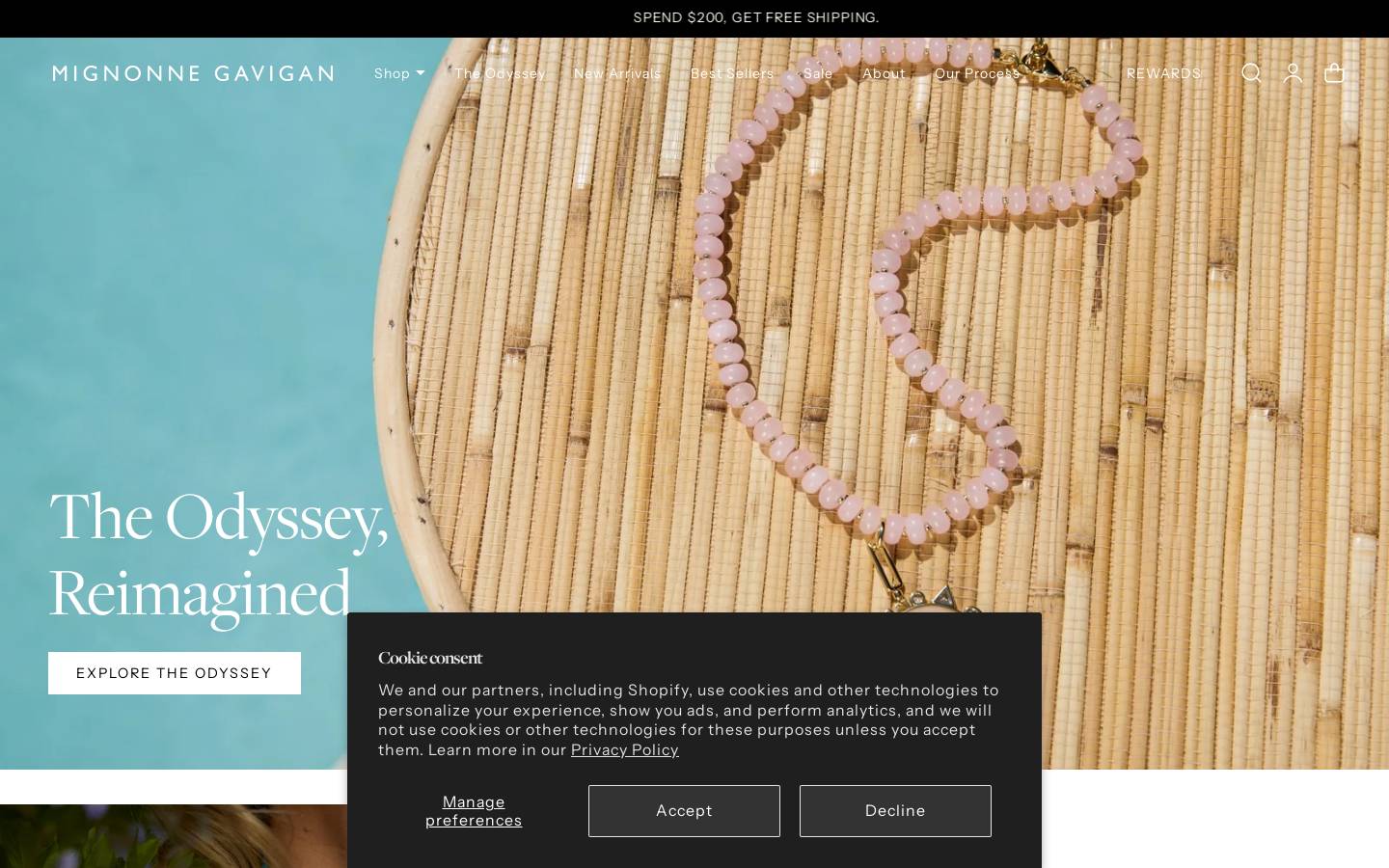 mignonnegavigan.com homepage screenshot