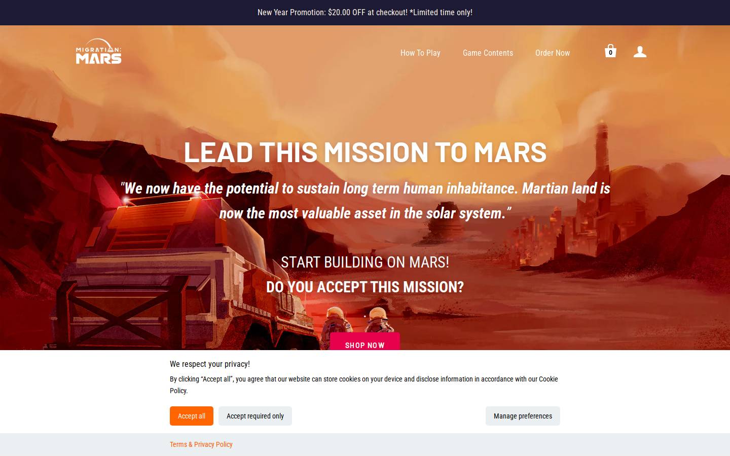 migrationmars.com homepage screenshot