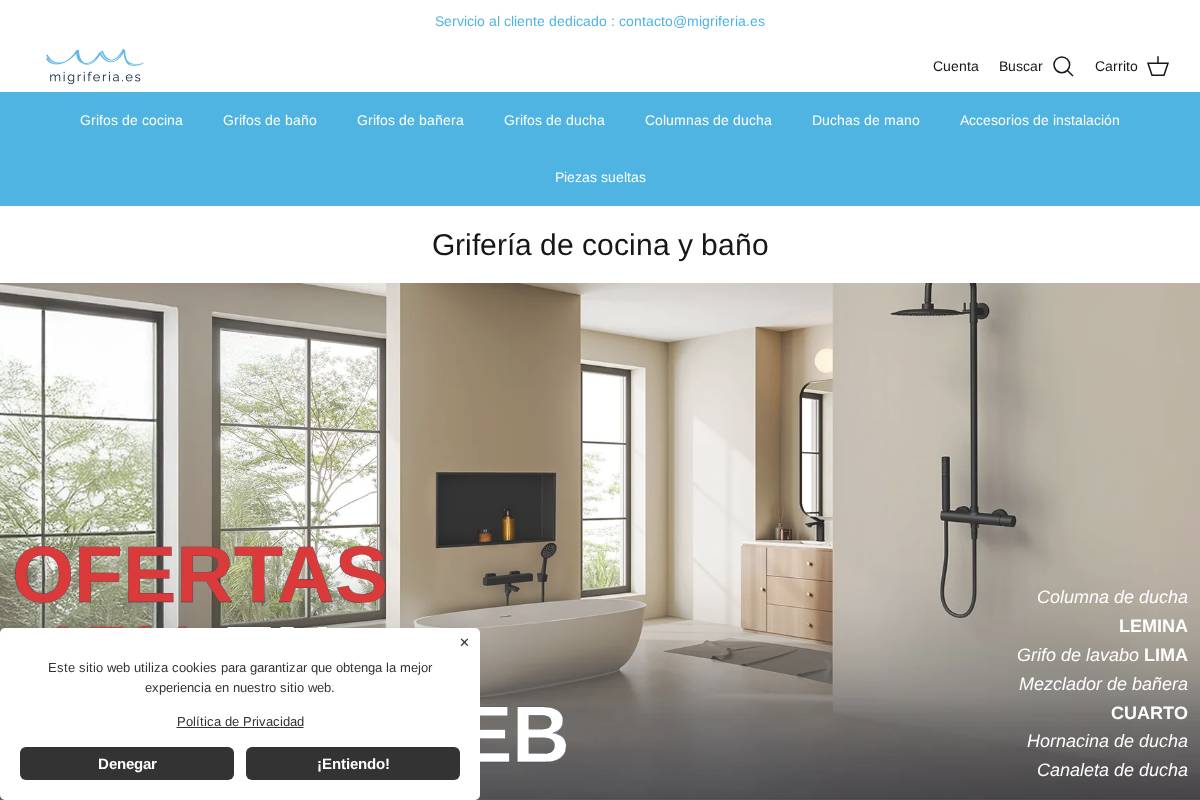 migriferia.es homepage screenshot
