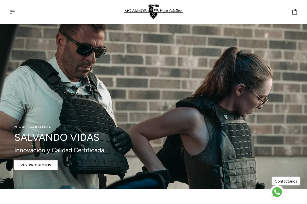 Miguel Caballero México homepage screenshot