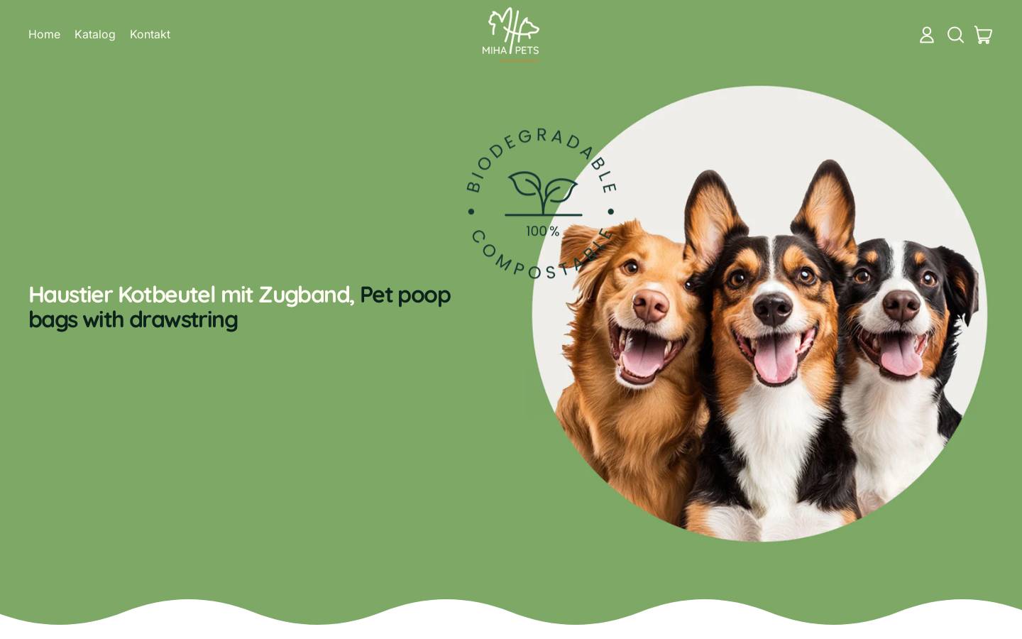 mihapets.fr homepage screenshot