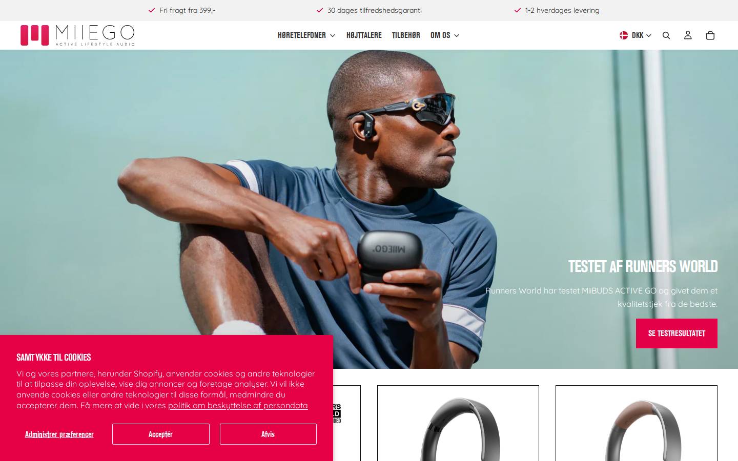MIIEGO homepage screenshot