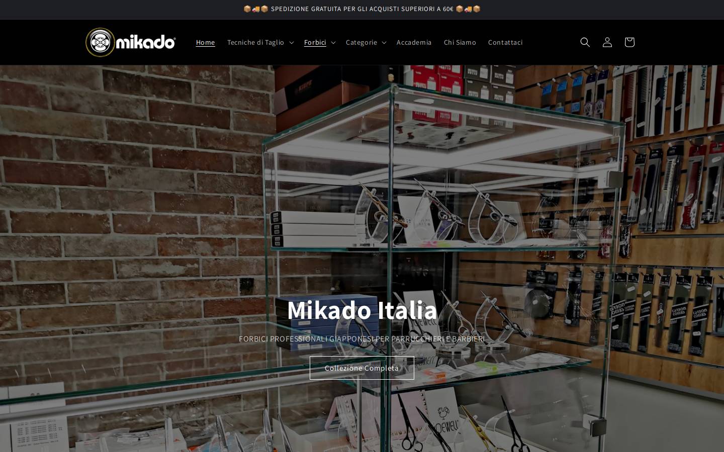 mikadoitalia.com homepage screenshot