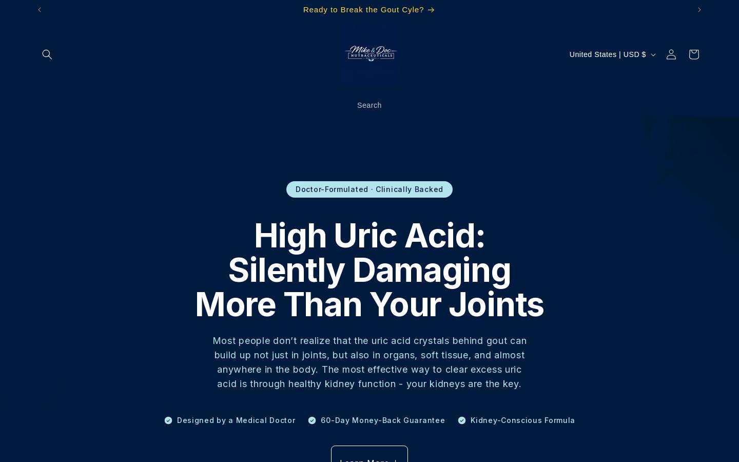 mikeanddoc.com homepage screenshot