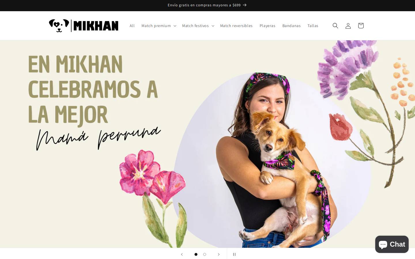mikhan.com.mx homepage screenshot