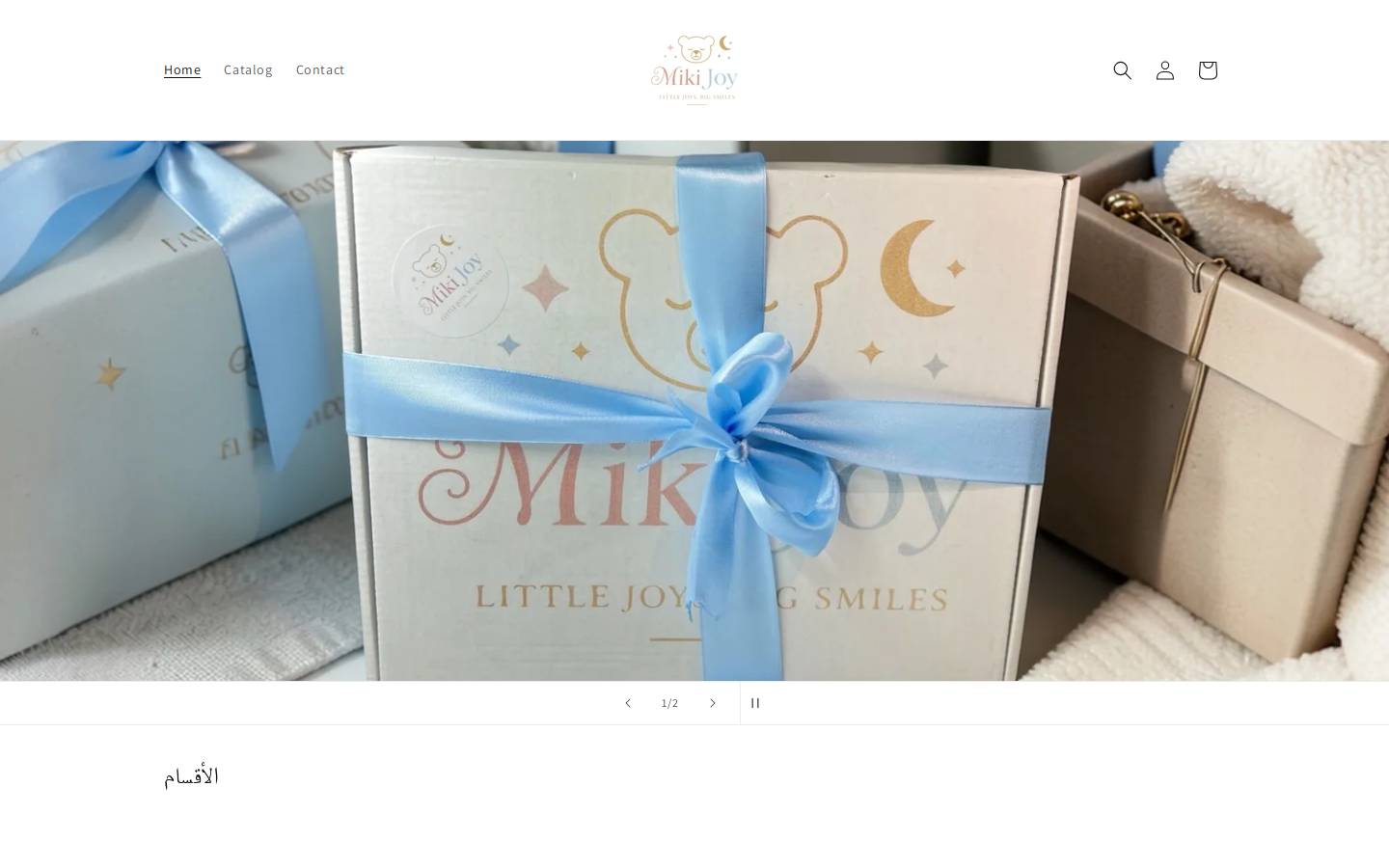 mikijoy.store homepage screenshot