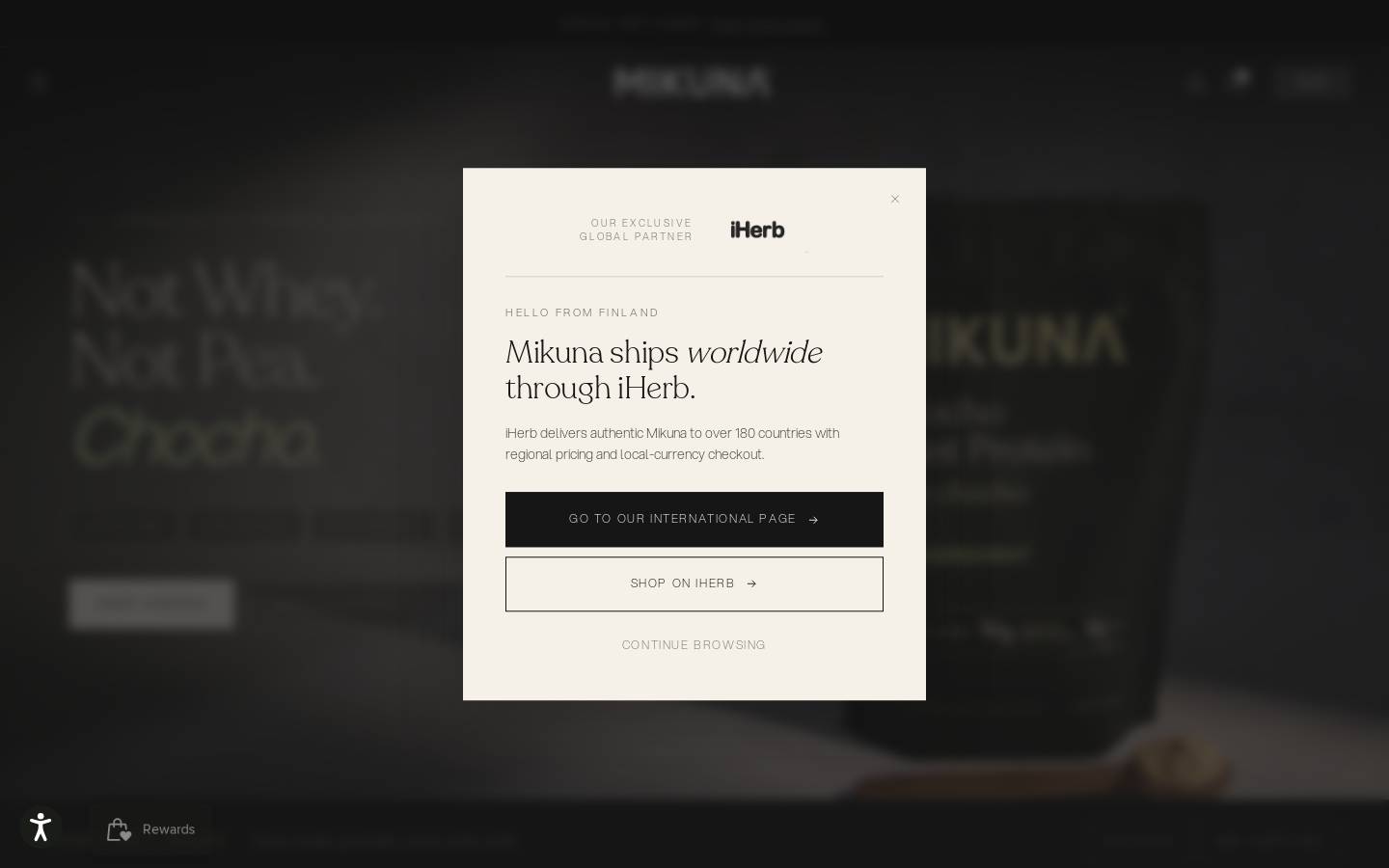 mikunafoods.com homepage screenshot