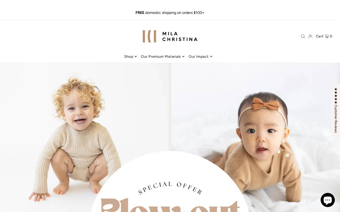 milachristina.us homepage screenshot