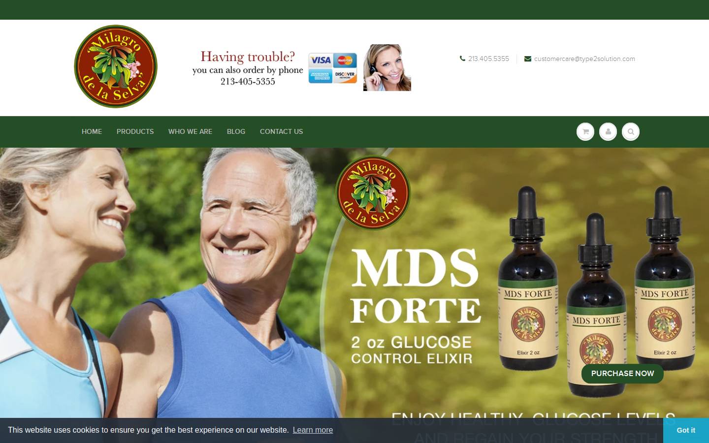 milagrodelaselva.com homepage screenshot