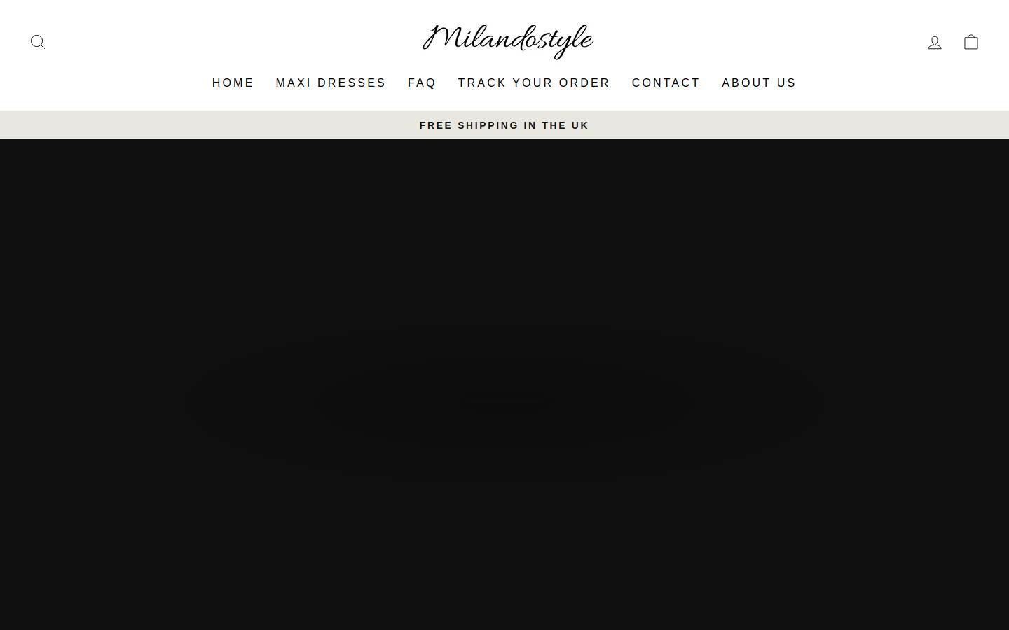 Milandostyle homepage screenshot