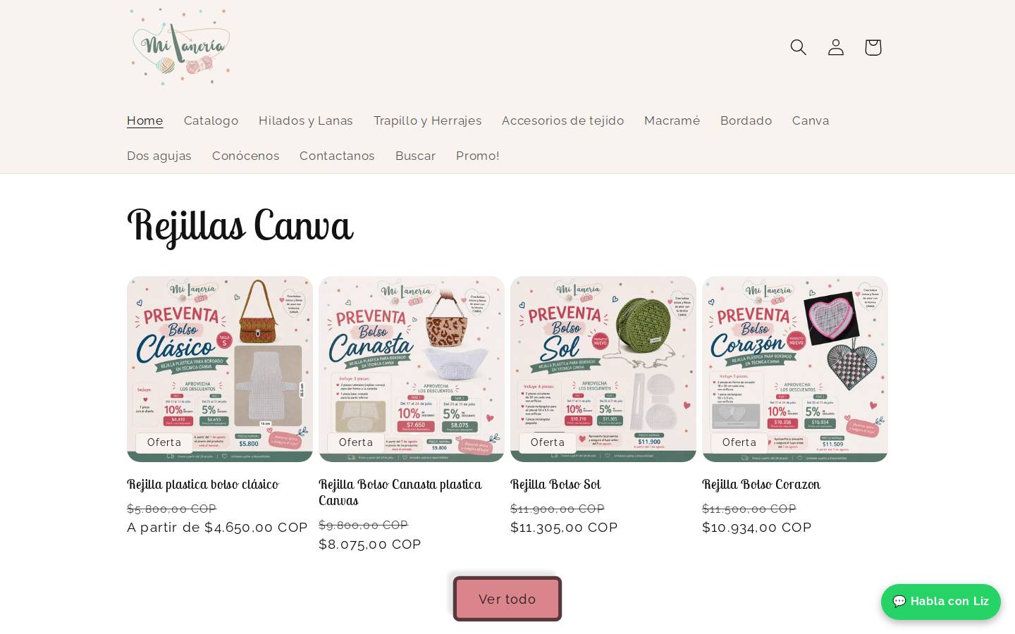 milaneria.com homepage screenshot