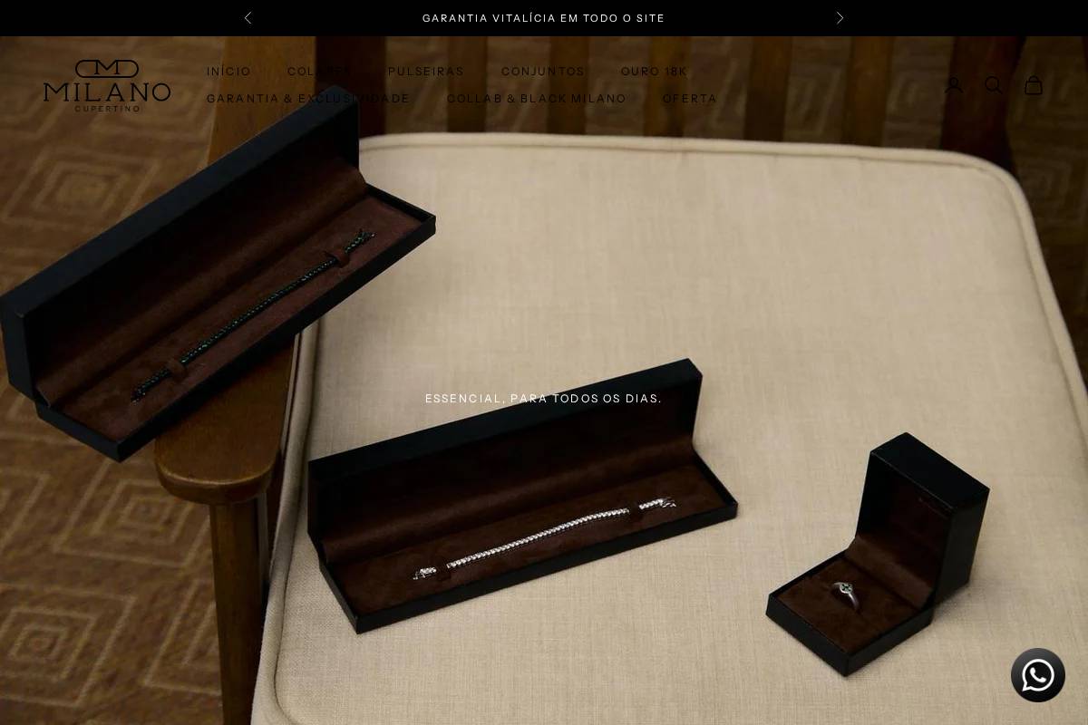 milanocupertino.com homepage screenshot