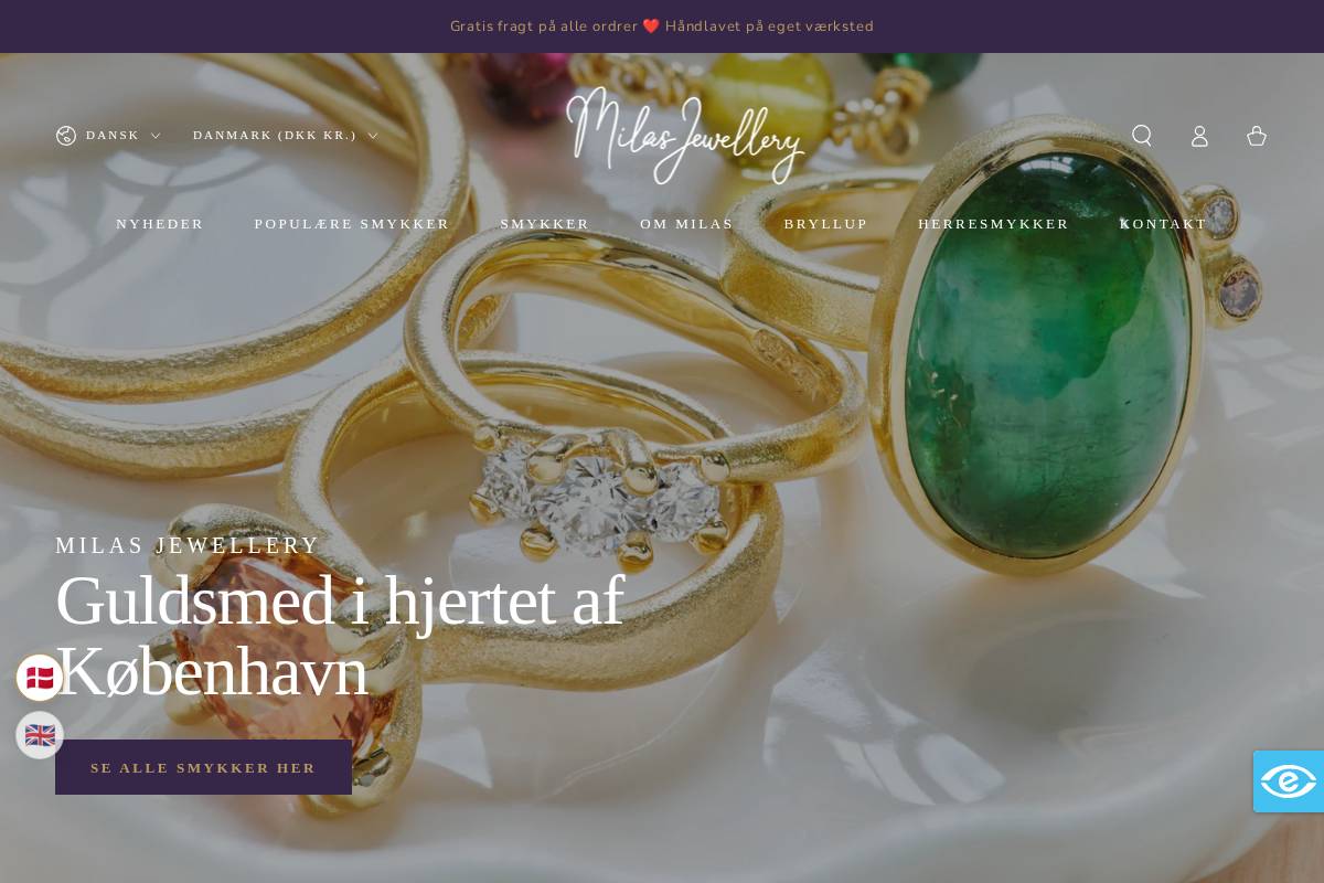 Milas homepage screenshot