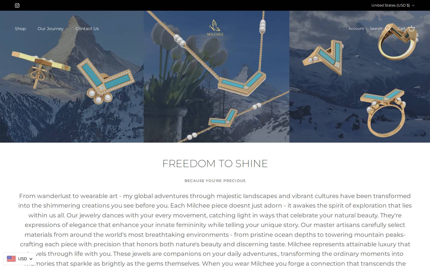 milchee.com homepage screenshot