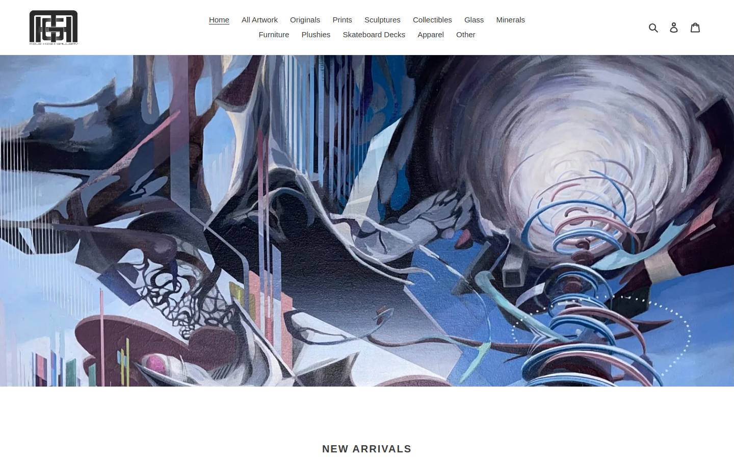 milehighartgallery.com homepage screenshot