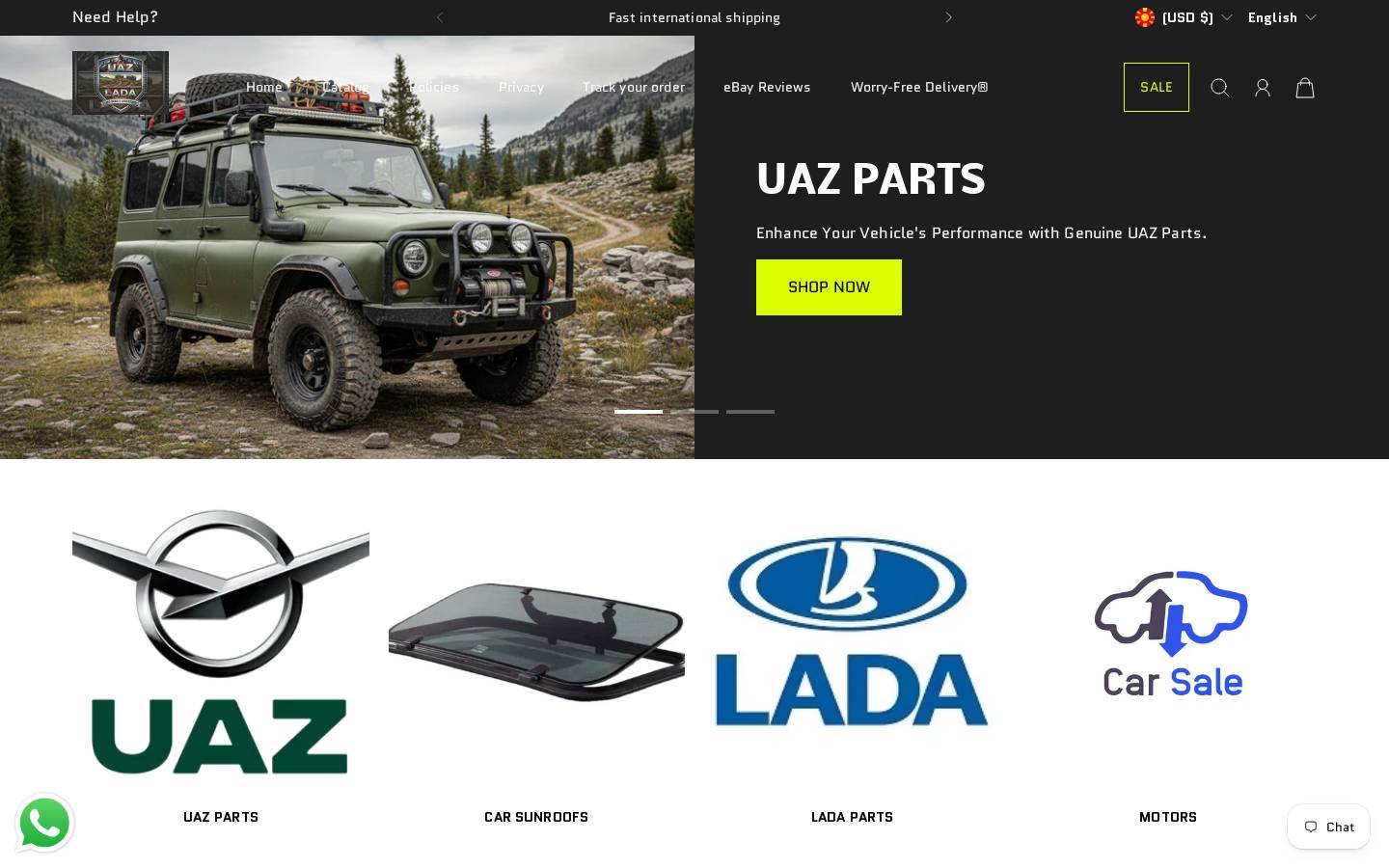 miles-store.com homepage screenshot