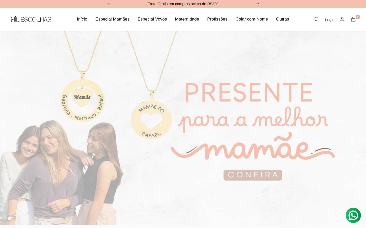 milescolhas.com homepage screenshot