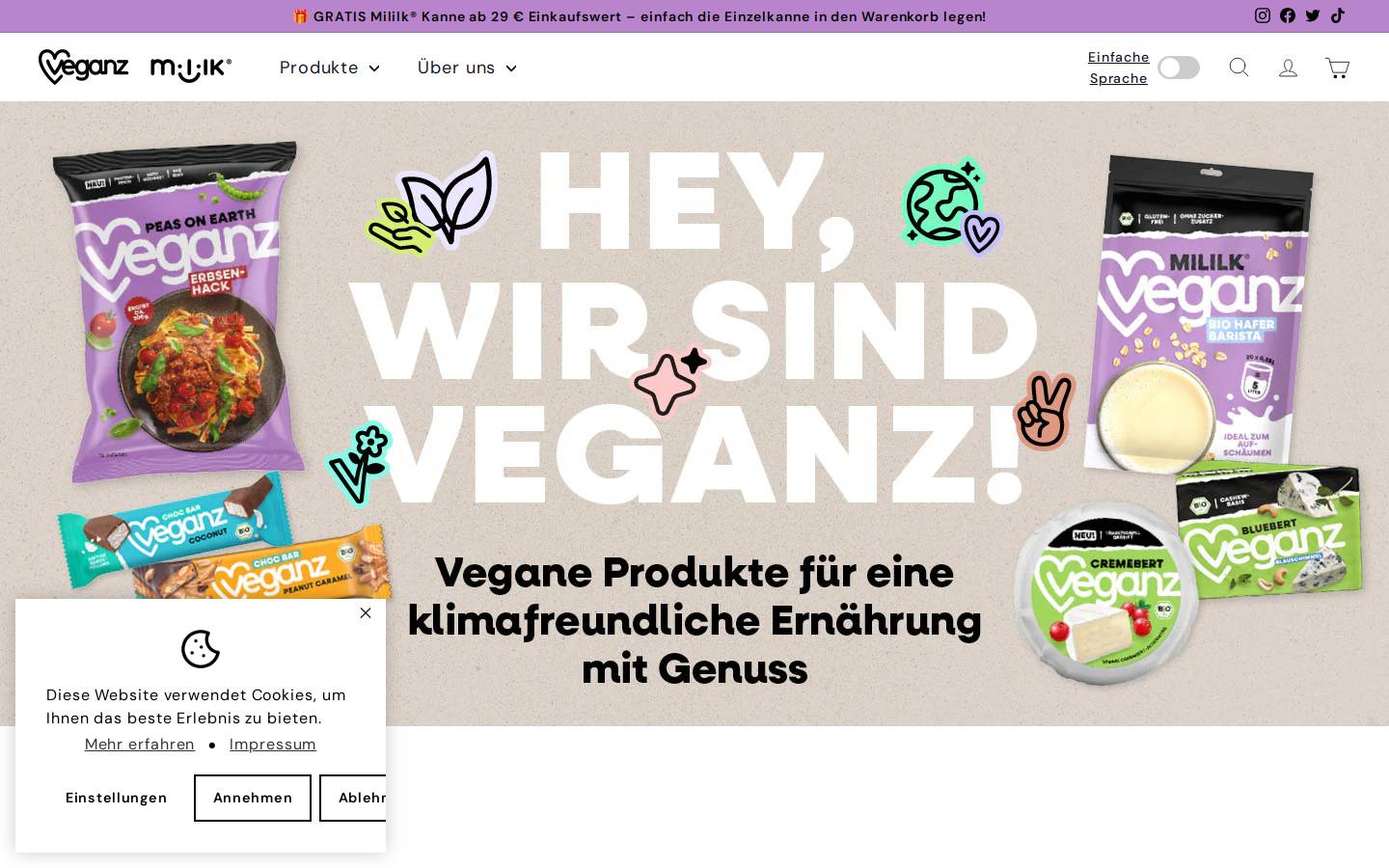 mililk.nl homepage screenshot