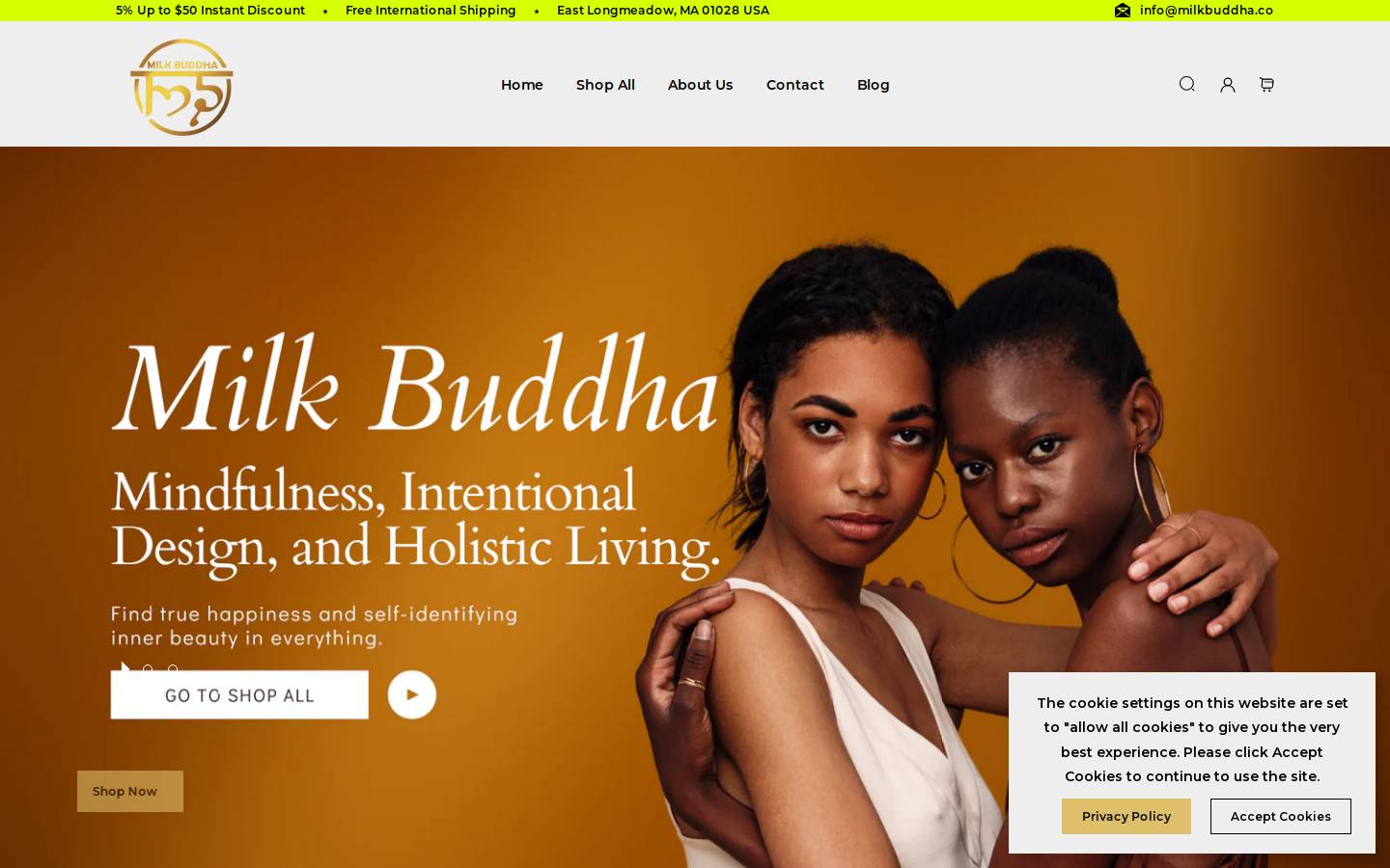 milkbuddha.co homepage screenshot