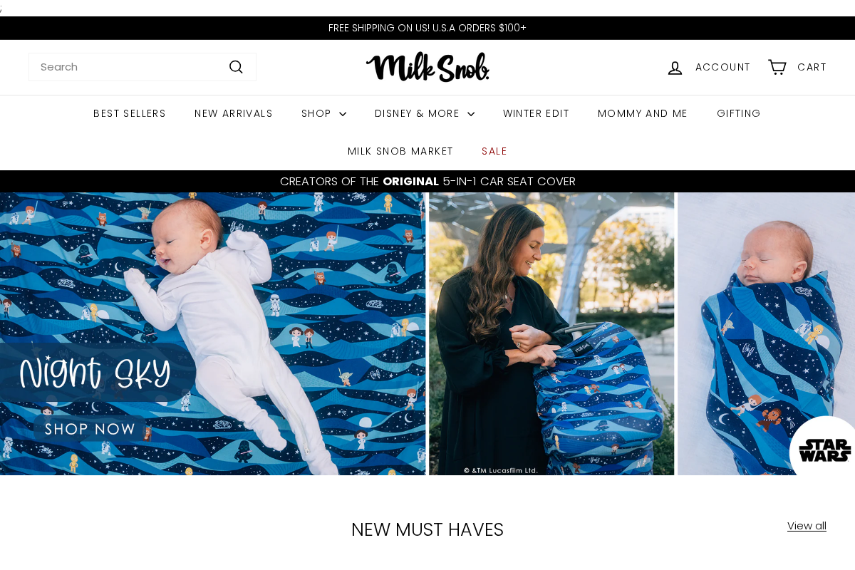 Milk Snob homepage screenshot