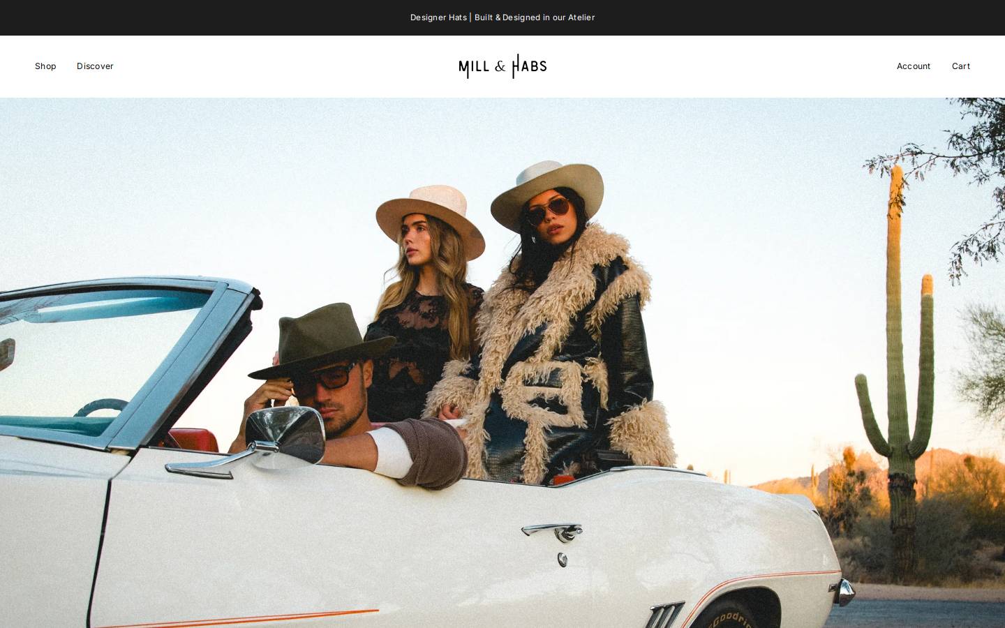 millandhabs.com homepage screenshot