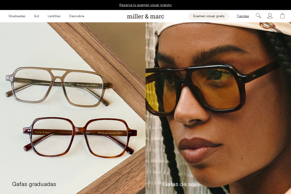 Miller & Marc homepage screenshot