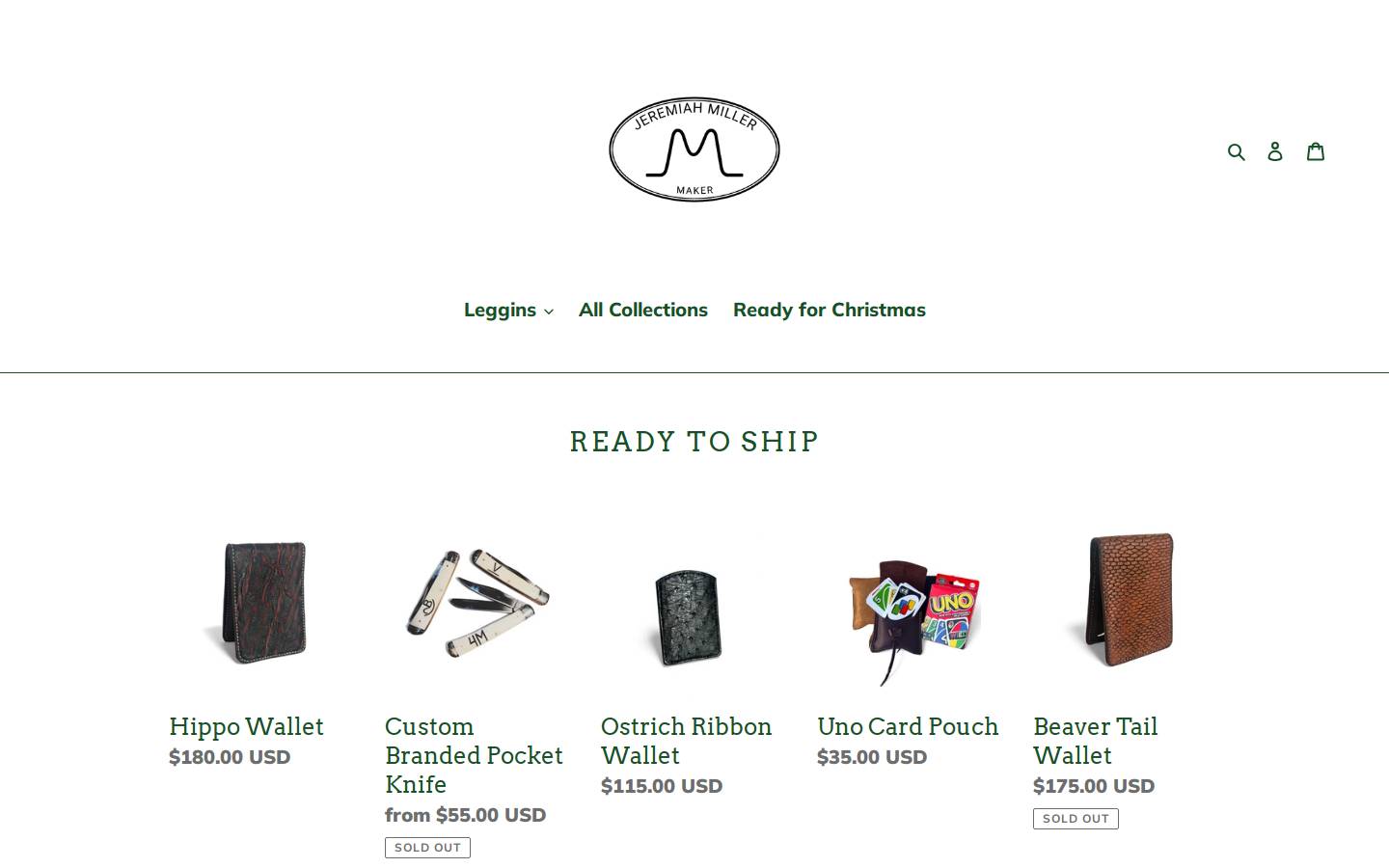 millerranchgear.com homepage screenshot