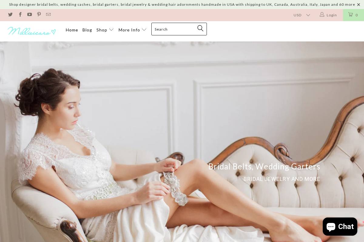 millieicaro.com homepage screenshot