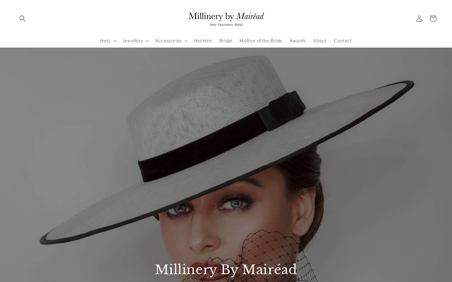 millinerybymairead.com homepage screenshot