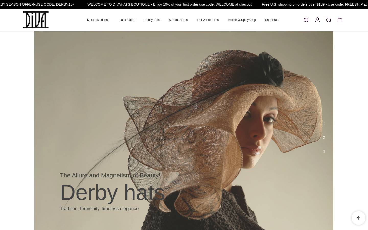 millinerysupply.shop homepage screenshot