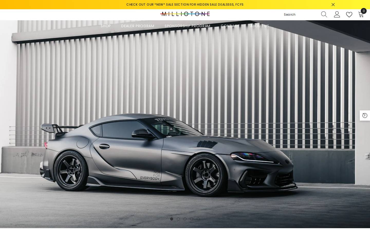 milliotone.com homepage screenshot