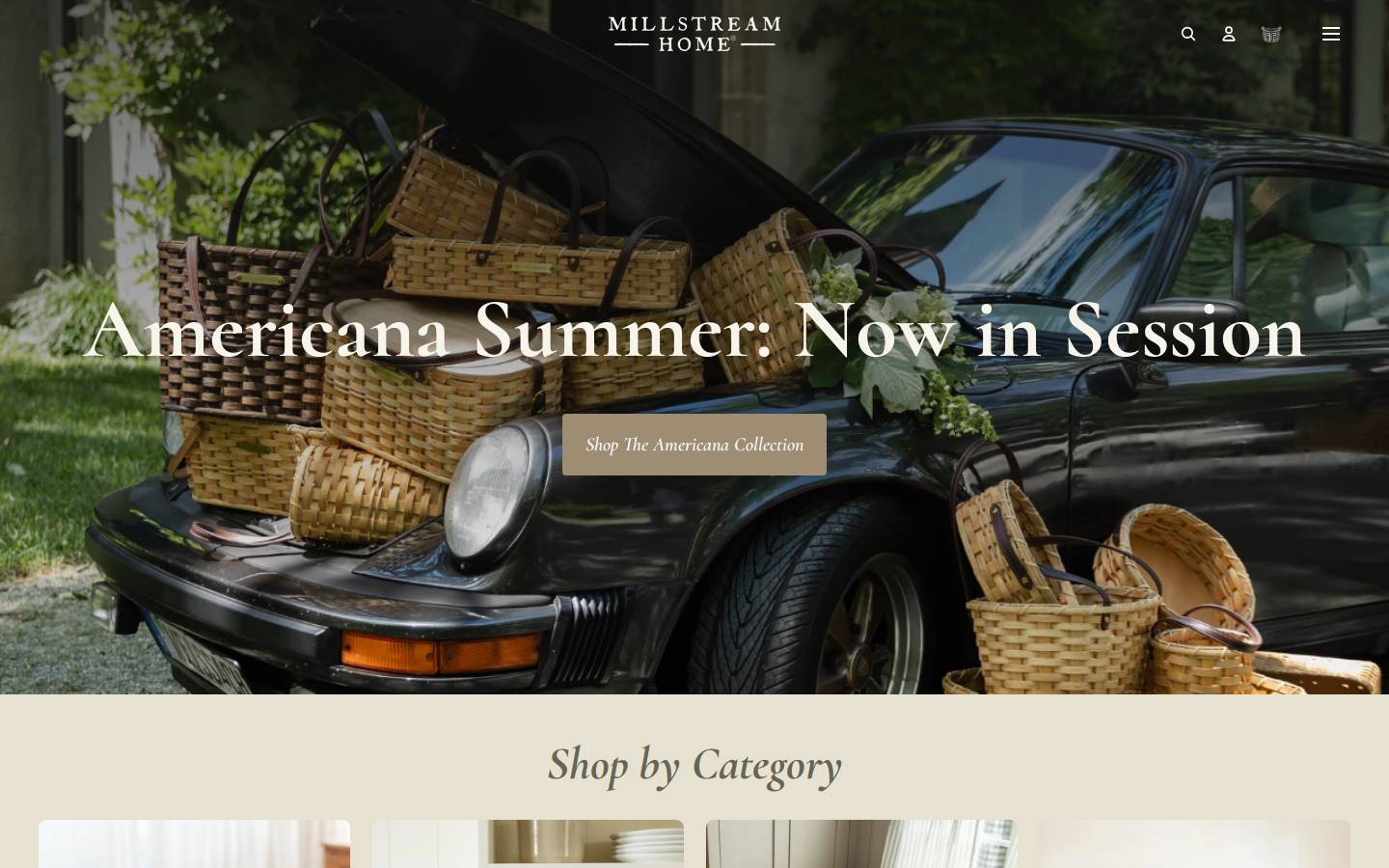 millstreamhome.com homepage screenshot
