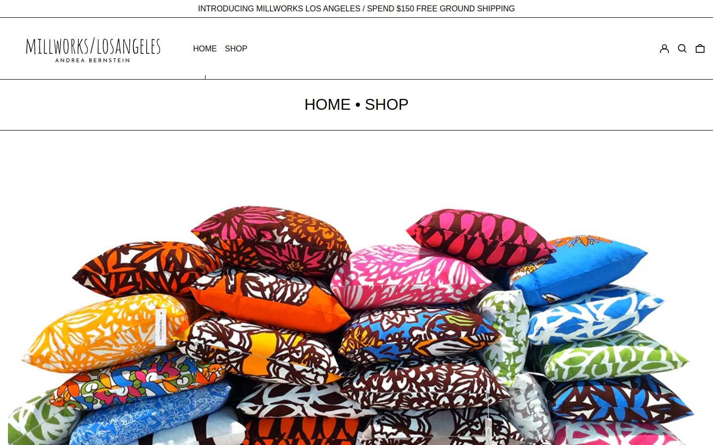 millworkslosangeles.com homepage screenshot