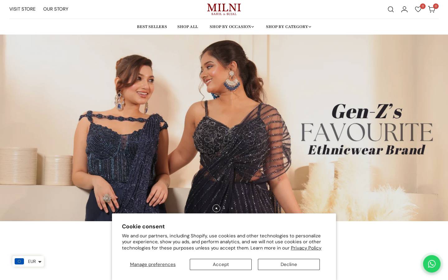 milni.co homepage screenshot