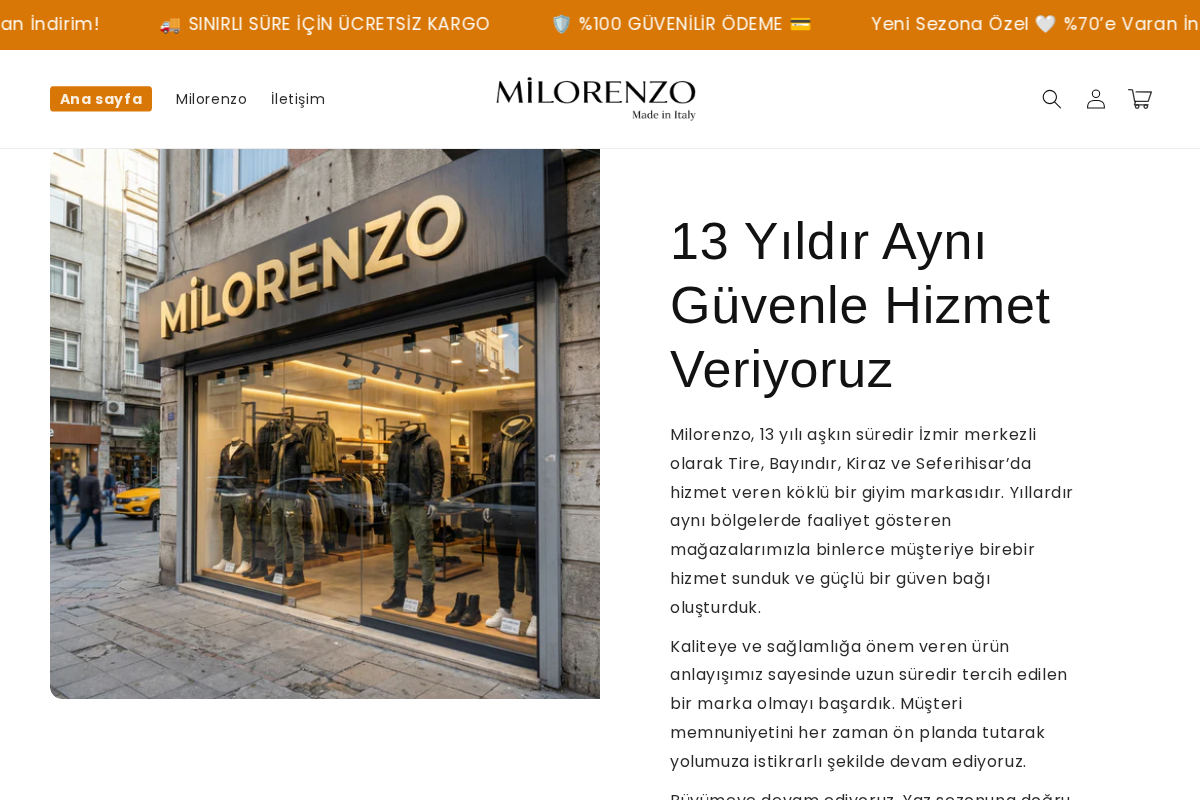 MilorenzoTR homepage screenshot