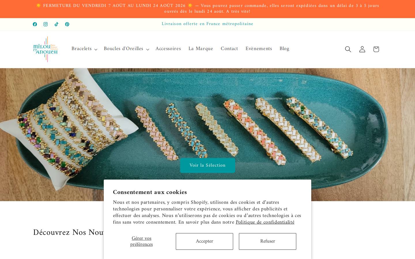 milouetanouch.com homepage screenshot