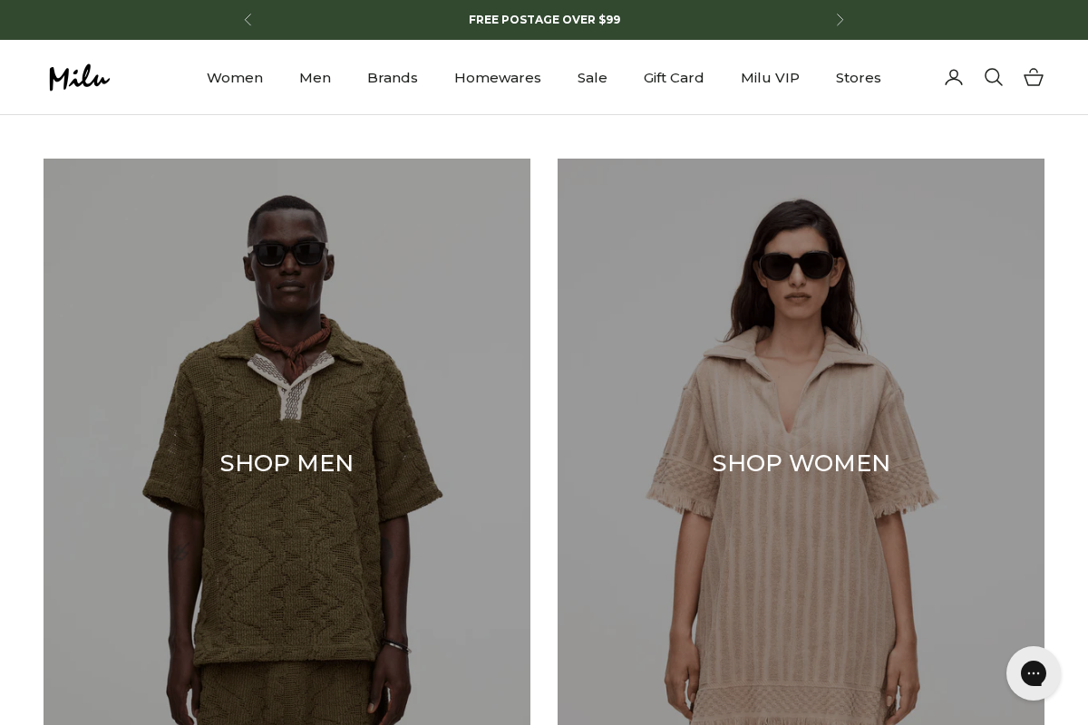 milu.com.au homepage screenshot