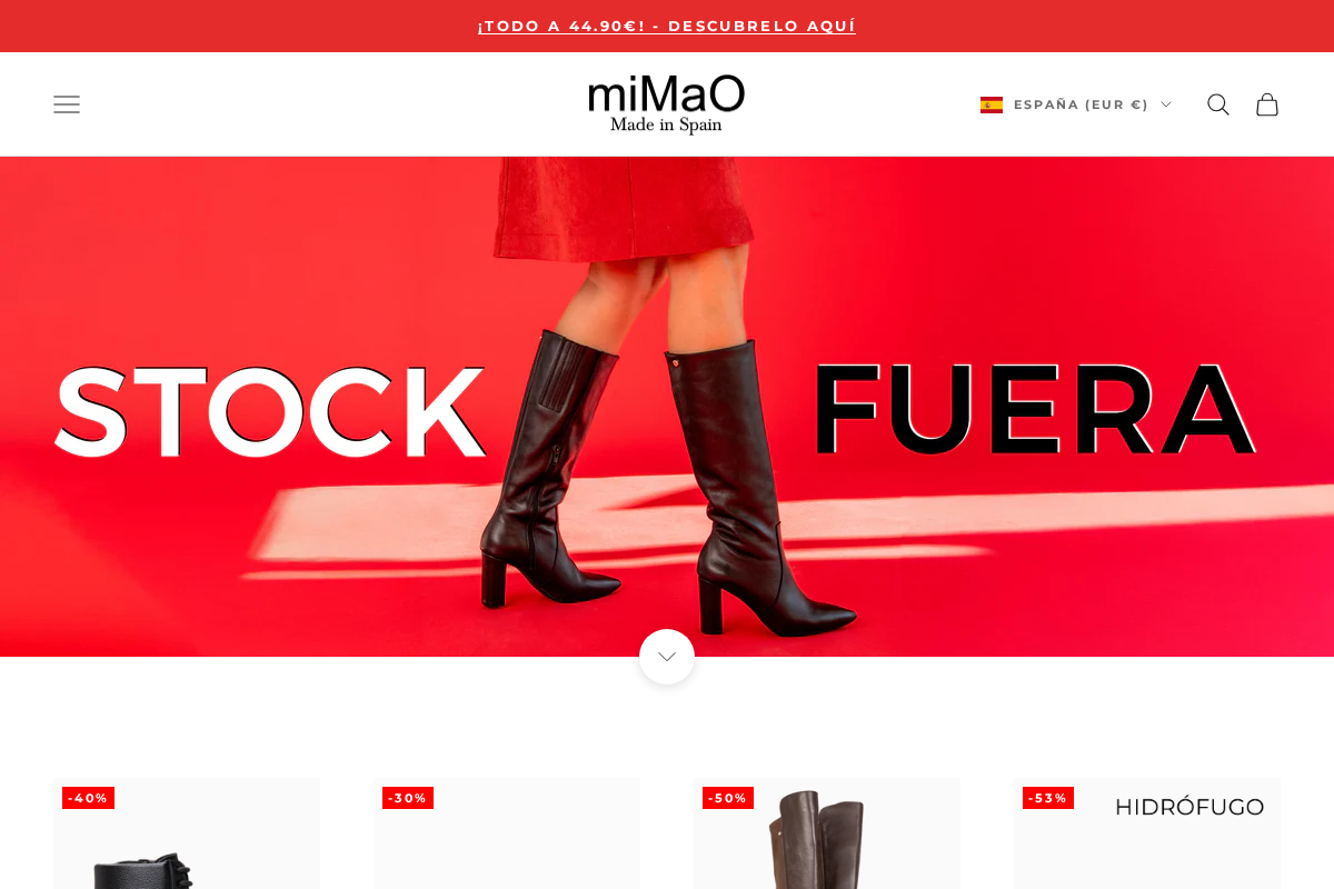 miMaO homepage screenshot