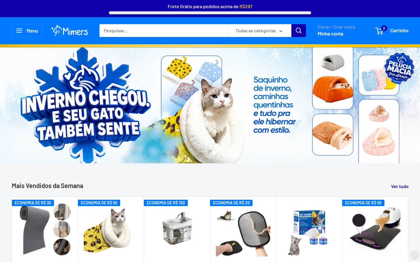 mimers.com.br homepage screenshot