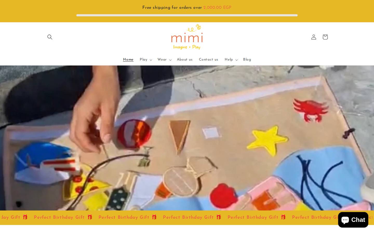 mimiimagineplay.com homepage screenshot