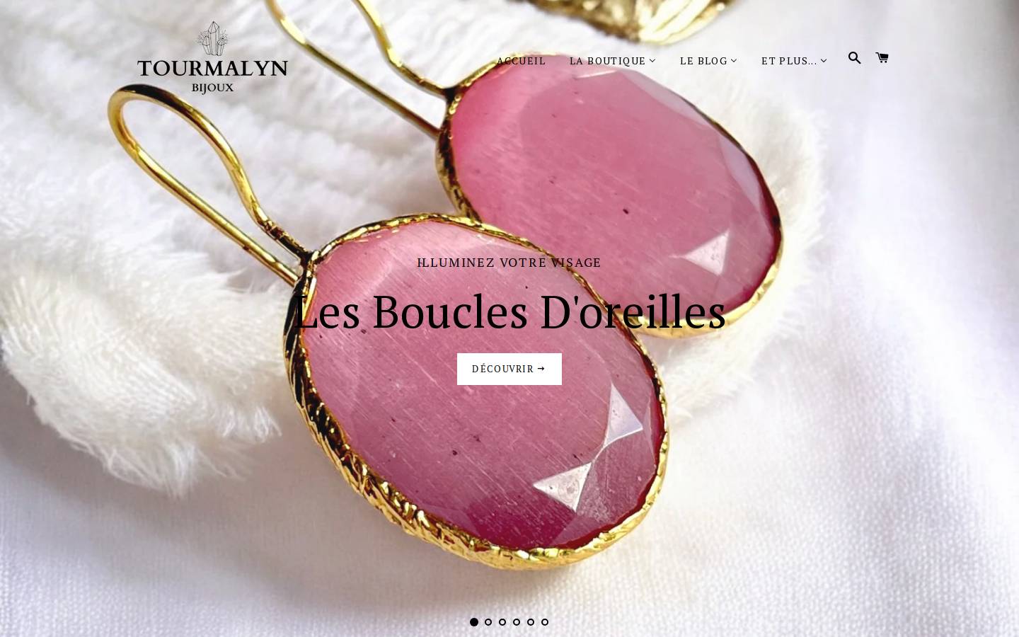 mimishopbijoux.fr homepage screenshot