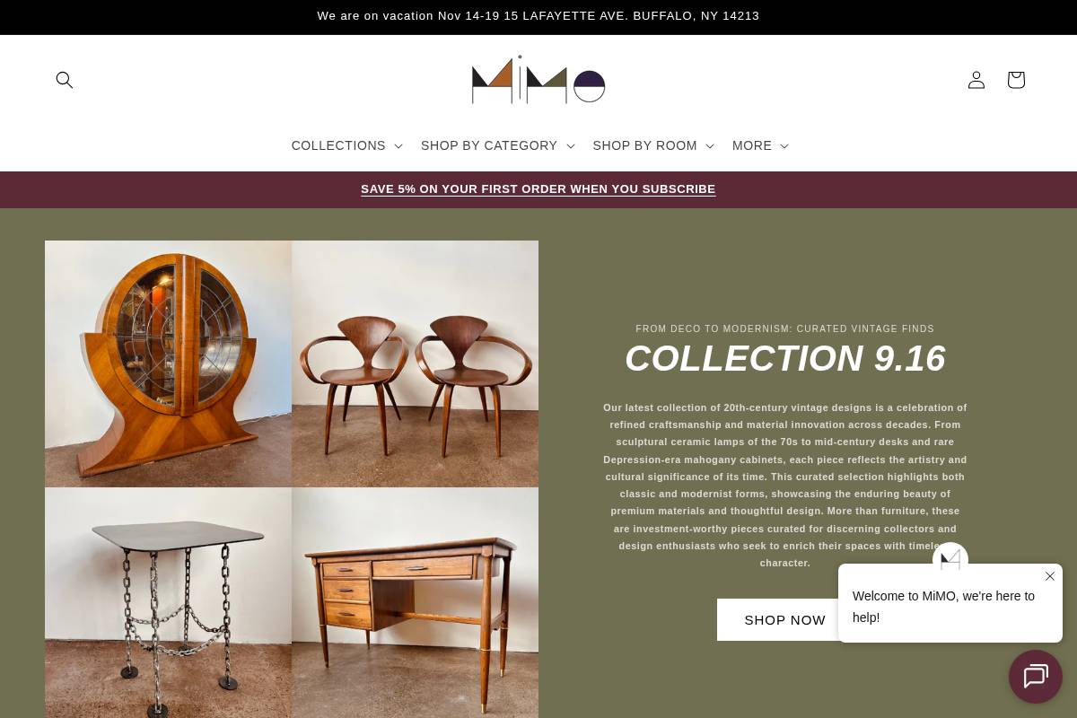 mimo-decor.com homepage screenshot