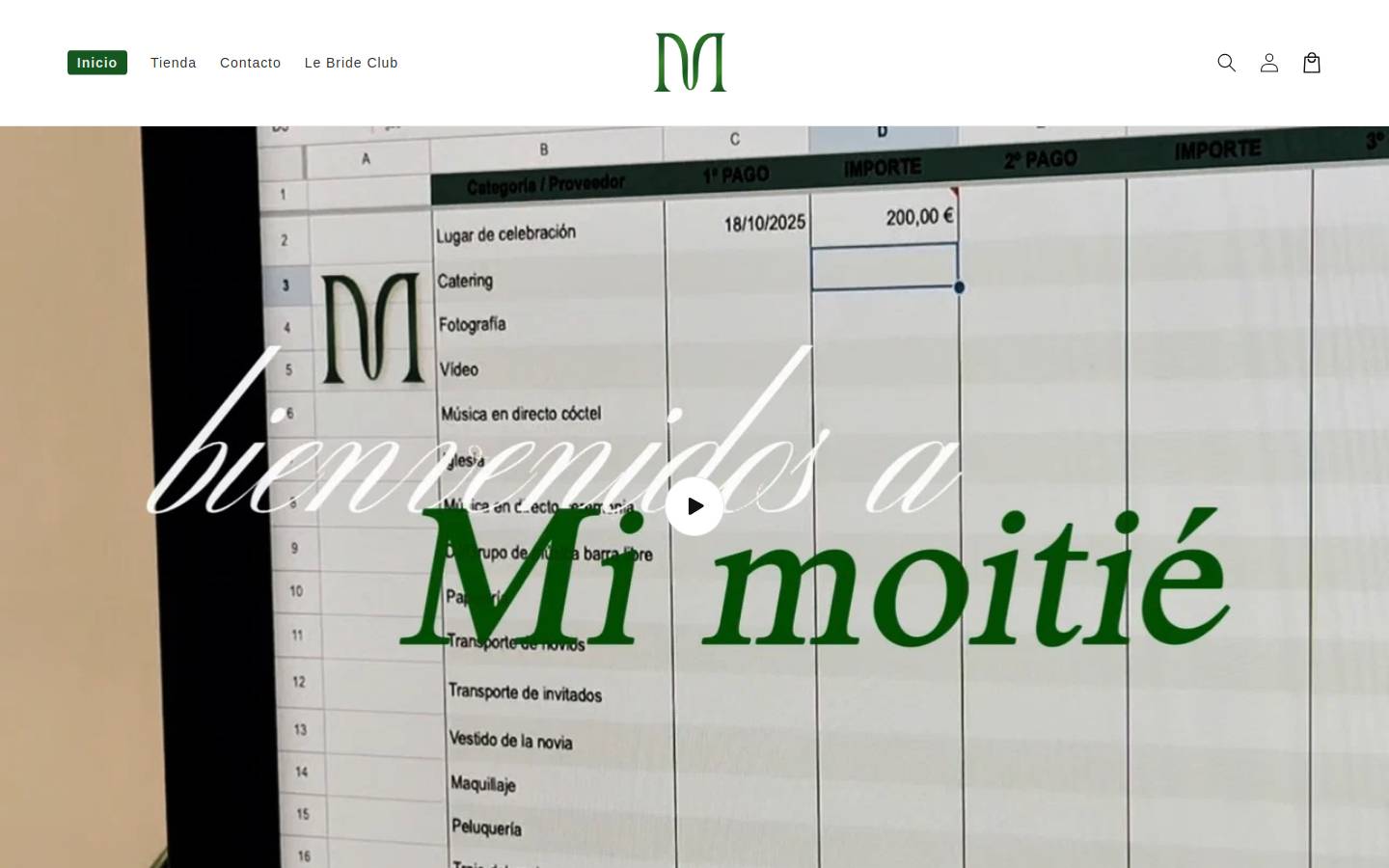 mimoitie.com homepage screenshot