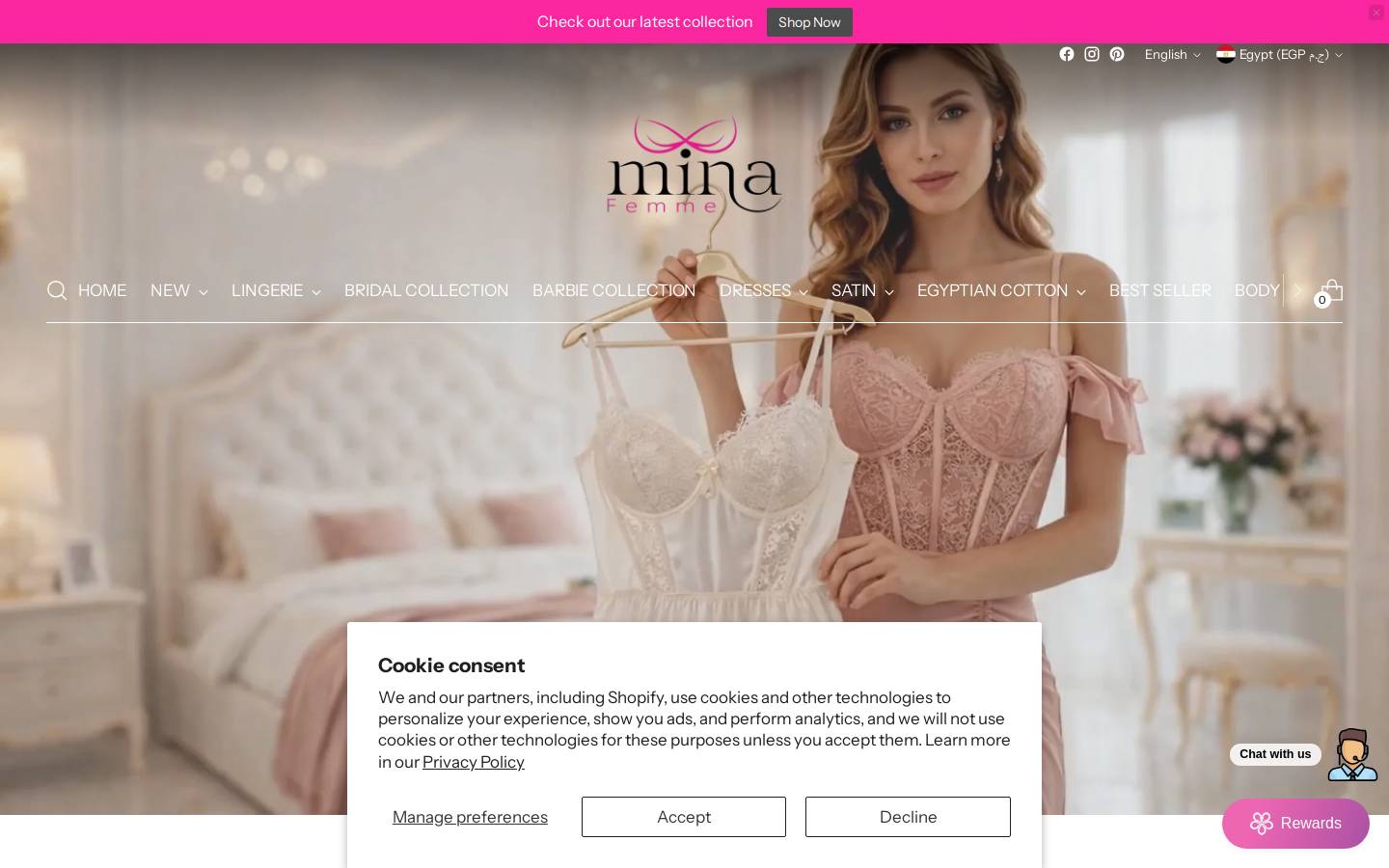 minafemme.com homepage screenshot