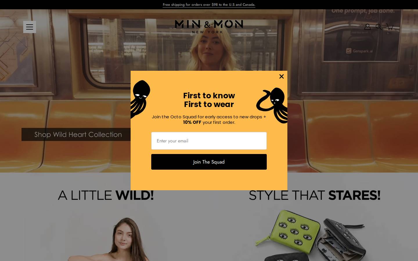 minandmon.com homepage screenshot
