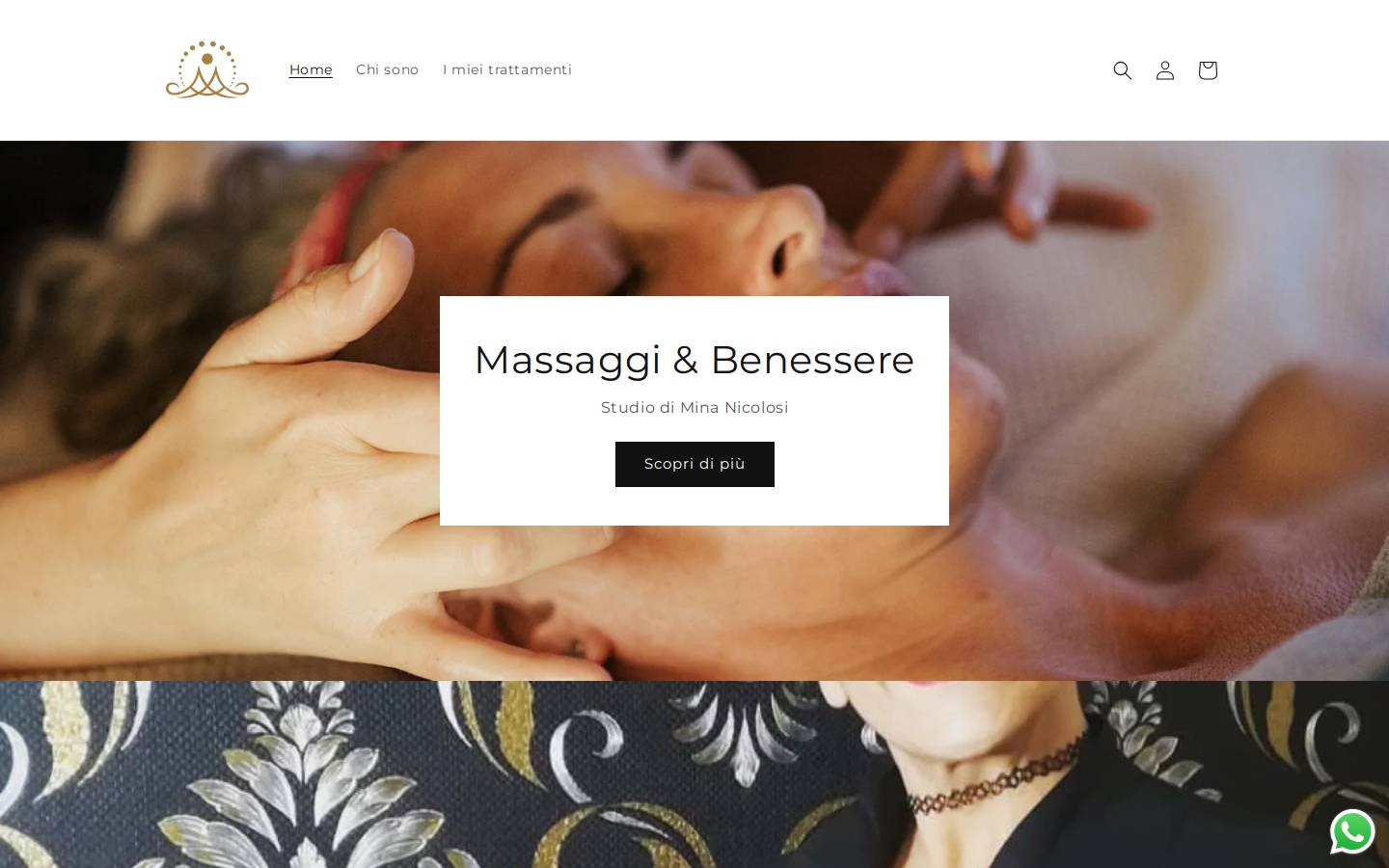 minanicolosi.com homepage screenshot